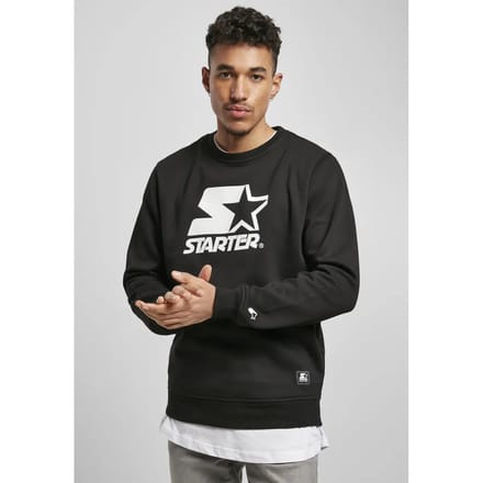 Starter Black Label - Logo Crew Sweater/trui - L - Zwart