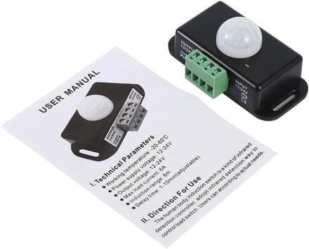 Infrarood PIR Bewegingssensor Schakelaar 12V/24V voor LED Verlichting