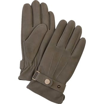 Profuomo Handschoenen Wol Groen Leer - Maat 8.5 - Heren