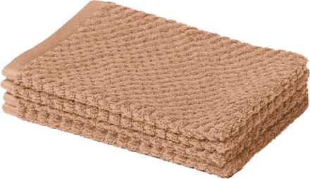 Yumeko washandjes dots honey 15x22 - 4 st