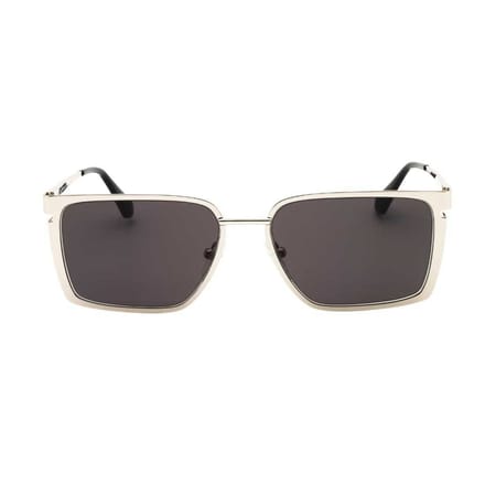 Off White Yoder zonnebril voor volwassenen (Zilver/Donkergrijs)