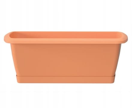 Prosperplast Espana - Balkonbak - 39,2x18,4 cm - Kunststof - Terracotta