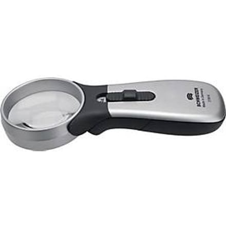Handloep met verlichting Tech-Line CLASSIC Vergroting 4x LED Lenzen-D.55,0mm SCHWEIZER