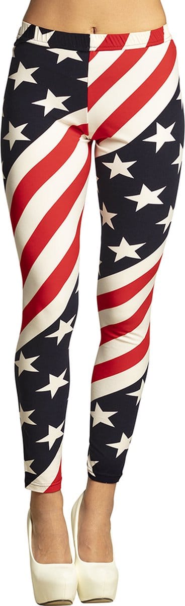 Boland - Legging USA (M) - Volwassenen - - Amerika