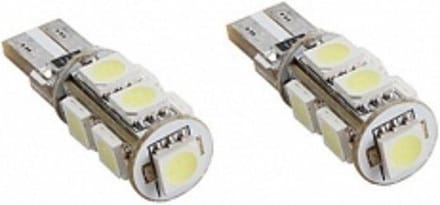 ABC-Led T10 CANBUS 9SMD 5W5 LED lamp - error free - wit - plug and play