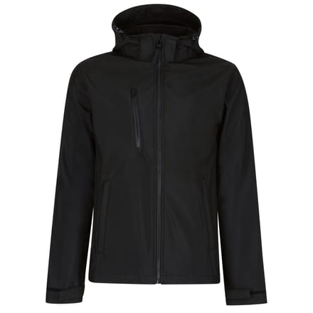 Regatta Professional Heren Venturer Softshell 3 Layer Hooded Jacket (Zwart)