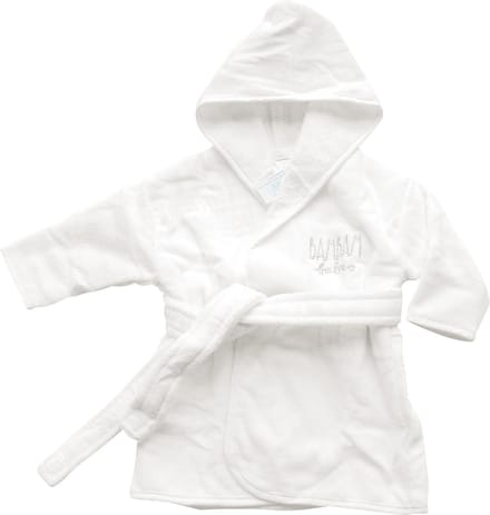 BAMBAM Badjasje maat S (50/56) - Wit - Baby cadeau