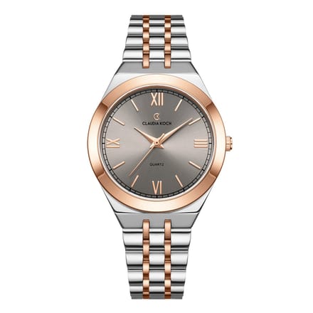 CK Grace – Two-Tone Rosegold with Grey Dial - ClaudiaKoch Watches CK 1273