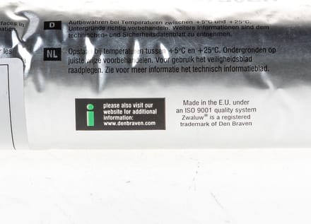 Den Braven Zwaluw Beglazingskit WindowSeal Plus worst wit 600ml (Prijs per stuk)