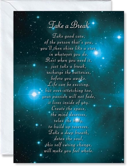 Motiverende en Inspirerende Luxe Wenskaarten Set - 12.7 x 17.8 cm