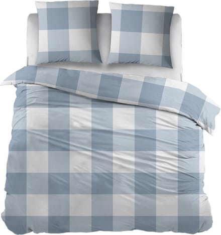 Snoozing Maaike Dekbedovertrek - Extra breed - 260x200/220 cm - Blauw