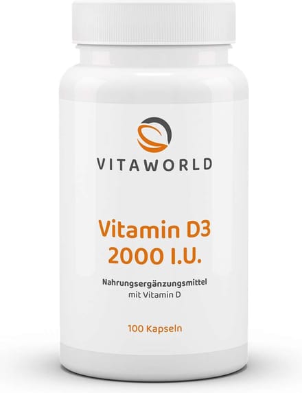 Vitaworld Vitamine D3 2000 I.E. 100 capsules