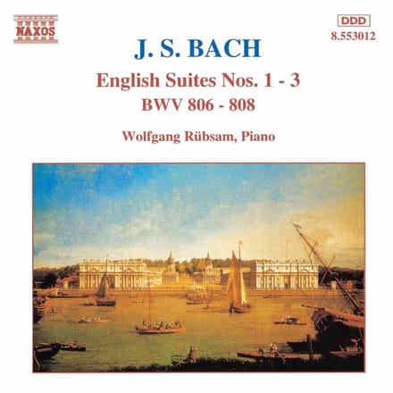 Wolfgang Rübsam - J.S. Bach: English Suites 1-3 (CD)