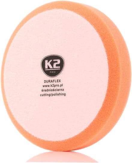 Polijstpad Spons 150 mm K2 DURAFLEX Oranje Voor Mechanisch Polijsten