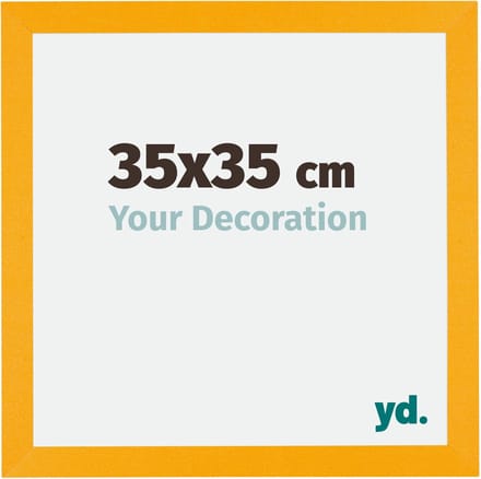 Your Decoration - Fotokader 35x35 cm - MDF - Geel - Mura