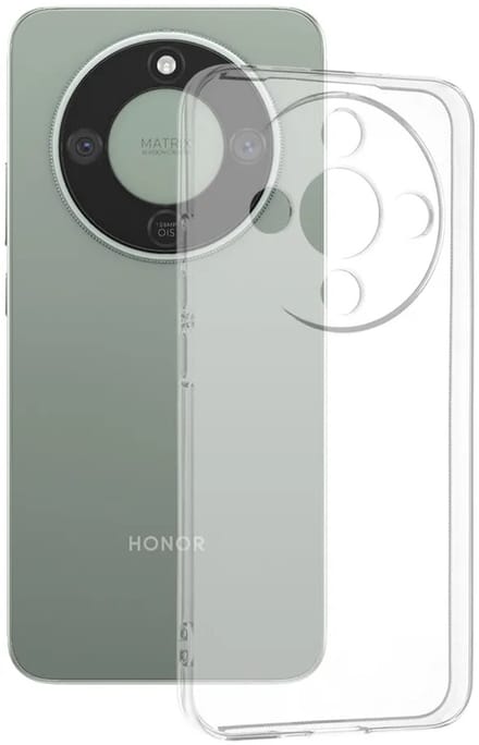 Hoesje geschikt voor HONOR Magic8 Lite - Techsuit Clear Silicone Back Cover - Transparant