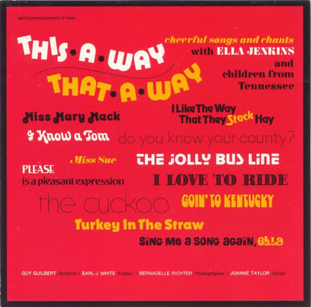 Ella Jenkins - This-A-Way, That-A-Way (CD) (Remastered)