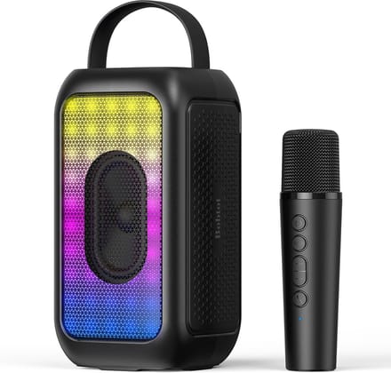 Draagbare Bluetooth Speaker met Draadloze Microfoon - Karaoke Systeem voor Feestjes