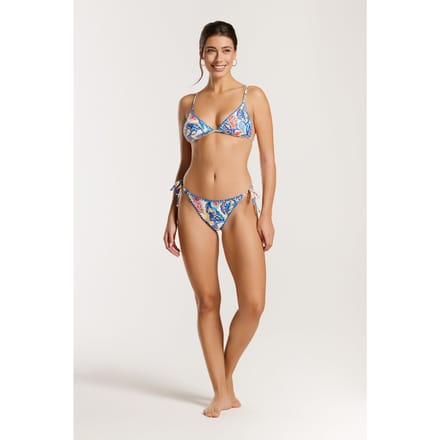 Shiwi Romy Bikini Set Brunch Flower Blue Brunch Flower Maat: 40 | Bikini's Outlet | Dames | Blauw