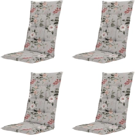 Madison kussen hoge rug julliete - 123x50x5cm set van 4