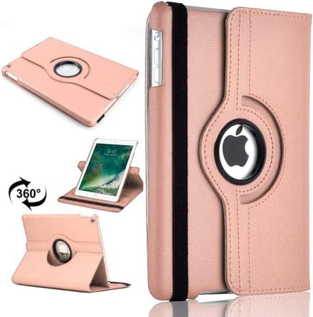 Draaibaar Hoesje 360 Rotating Multi stand Case - Geschikt voor: Apple iPad 4 9.7 (2012) inch - Rosegoud