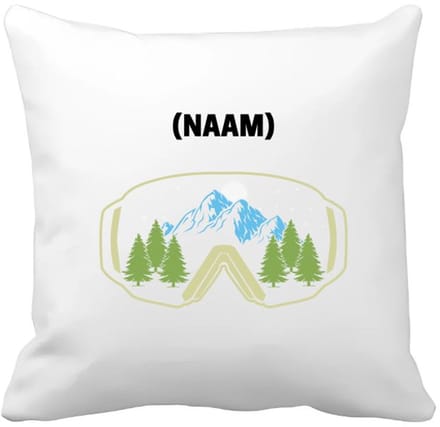 Akyol - snowboard met eigen naam Kussen hoes - Snowboarden - snowboarders - wintersport - 40 bij 40 cm