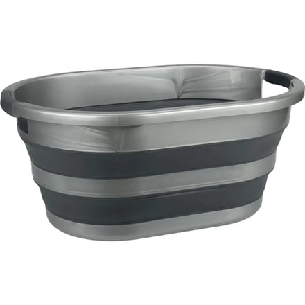 Abbey Camp Wasteil - Opvouwbaar - 27 Liter - Grijs - 53.5 x 40 x 24 cm
