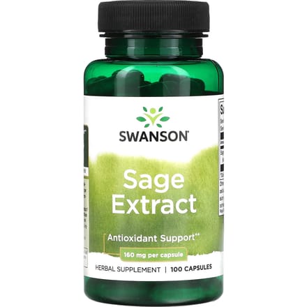 Salie-extract, 160 mg, 100 capsules