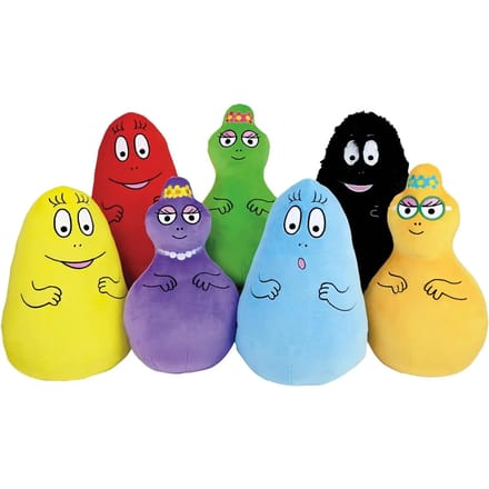 Zachte en pluche knuffel Jemini Barbapapa (x7)