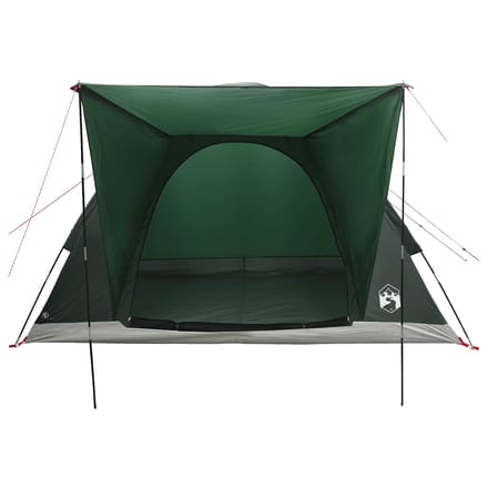 vidaXL - Kamperen - tent - 4-persoons - Leger - Groen - Polyester - en - Staal