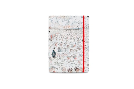 Lanzfeld Ensor - Kunst Notitieboek A5 - Gelinieerd - The Baths at Ostend - 80 Pagina's - Softcover