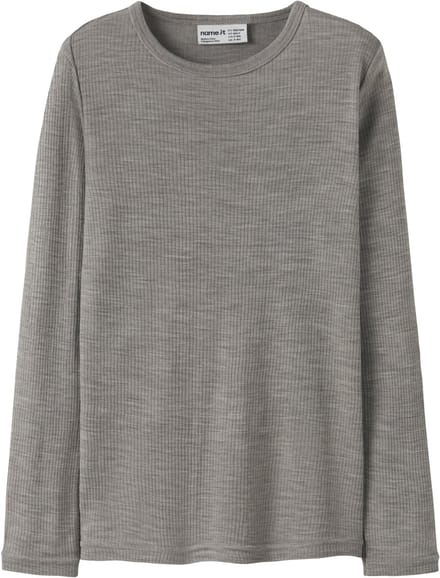 NAME IT - NKNWAX WOOL RIB LS TOP - Unisex - Lange mouwen shirts