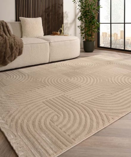 Scandinavische loper - Serene Vidda beige 80x250
