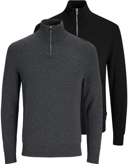 Jack & Jones Heren troyer 2 pack Emil Knit