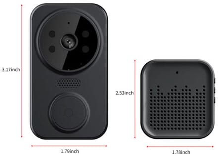 Mini Doorbell - Smart Visiual Doorbell - Camera - Voordeurbel - Bel - Deurbel