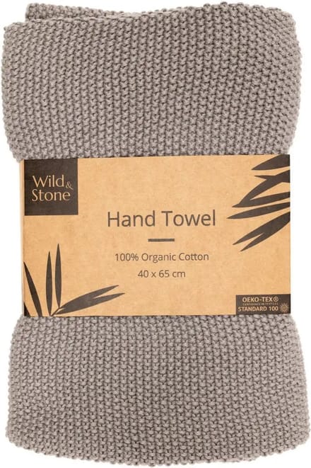 Handdoeken - 100% biologisch katoen - Dove Grey