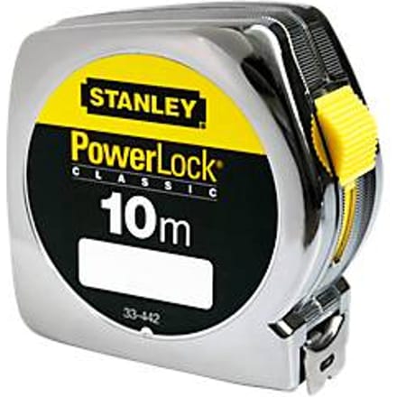 STANLEY Rolbandmaat Powerlock 10m - 25mm - 0-33-442