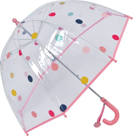 Juleeze Kinderparaplu Ø 65x65 cm Roze Kunststof Stippen