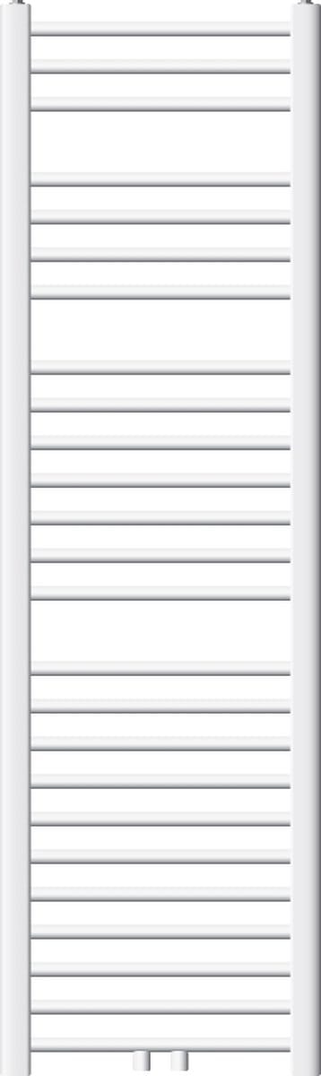 ECD Germany Badkamerradiator - 400 x 1500 mm - wit - recht met middenaansluiting - handdoekdroger radiator