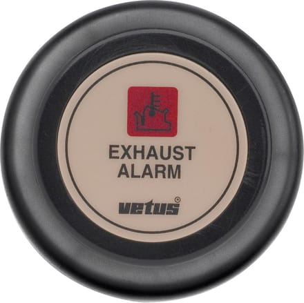 VETUS XHI12W beige Uitlaattemperatuurmeter - 12 Volt