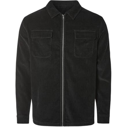 LIVERGY Corduroy heren jas (Zwart, S (44-46))