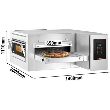 GGM Gastro Elektro Durchlaufofen - 1400x2000mm - Touch - Bandbreite: 650mm