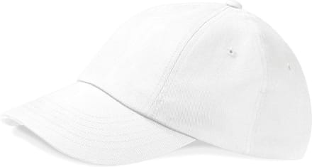 Beechfield Laag profiel pet in drillkatoen B58 - White - One size