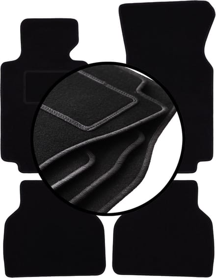 Complete set veloursmatten voor: BMW 7 E38 sedan (1994-2001)