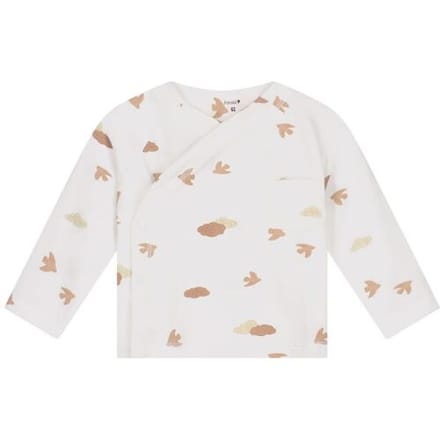 Prénatal newborn overslagshirt Ivory White 44 unisex