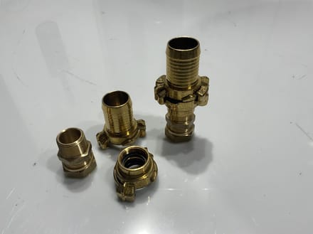 Geka koppelset voor zwembadverwarming 22 naar 32 mm