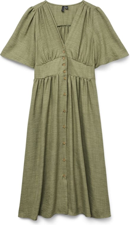 VERO MODA - VMMELANEY 2/4 BLK DRESS WVN NOOS - Dames - Mini jurken