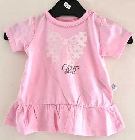 Blue Seven T-shirtje Vlinder met Broek Roze Maat 62