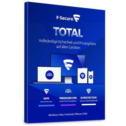F-Secure Total Security & VPN 10 Apparaten / 2 Jaar