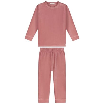 Prénatal peuter pyjama rib velour Dark Pink 80 dames